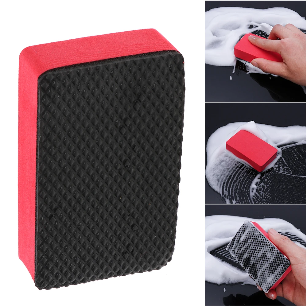 

1 Pcs Car Magic Clay Bar Pad Sponge Block Auto Cleaner Cleaning Eraser Wax Polish Pad Tool