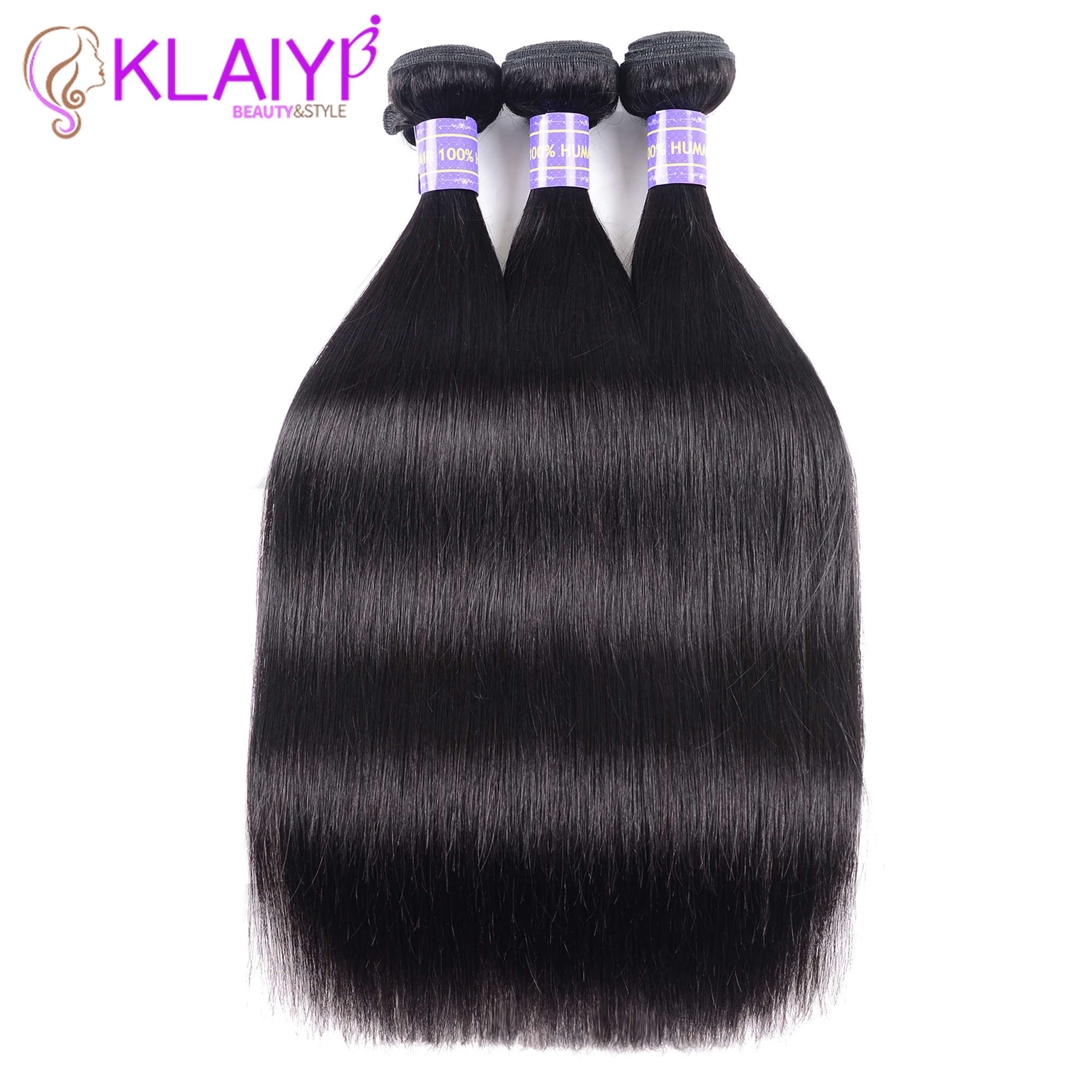 Klaiyi Hair Products Brazilian Hair Weave Bundles Straight Hair Bundles 8-26 Inch Dark Black Color 100% Human Remy Hair Weft Klaiyi Hair Products Brazilian Hair Weave Bundles Straight Hair Bundles 8-26 Inch Dark Black Color 100% Human Remy Hair Weft