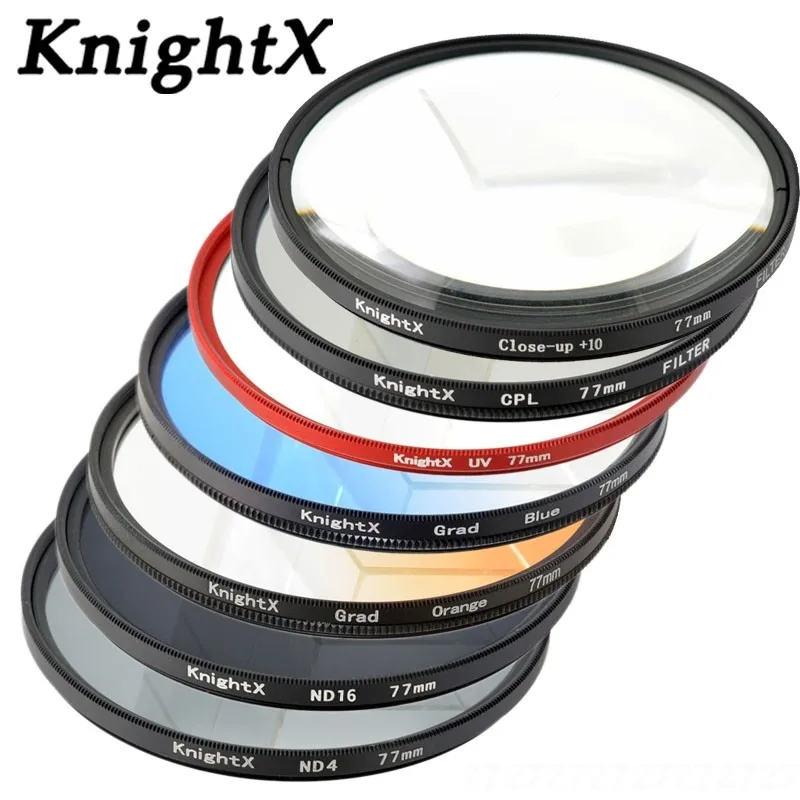 

KnightX MC UV Lens nd Filter Accessories for NIKON camera D5100 d5200 D5300 D3200 d3300 D5 P600 A100 t3i t5i 700d d5500 750d 52