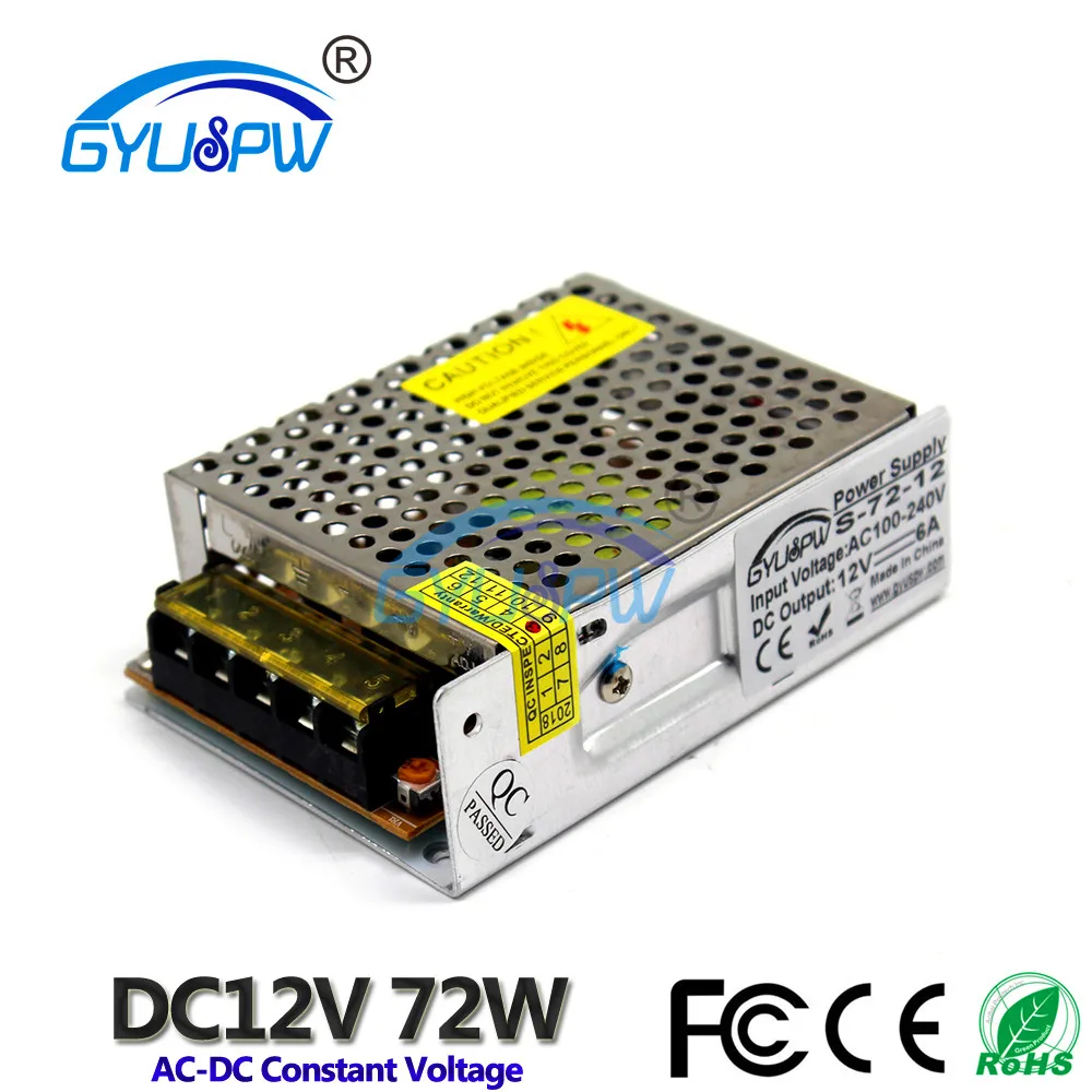 12V72W