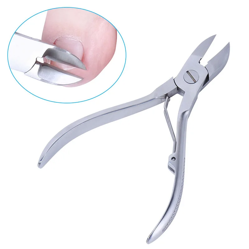 

HNM Professional Toe Nail Stainless Steel Scissors Hard Nail Tips Nipper Clipper Nail Tips Trimmer Cutter Nail Art Tools