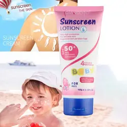 SPF 50 + детский свежий Солнцезащитный Крем защитный крем длительный уход за кожей солнцезащитный крем для лица предотвращает повреждение