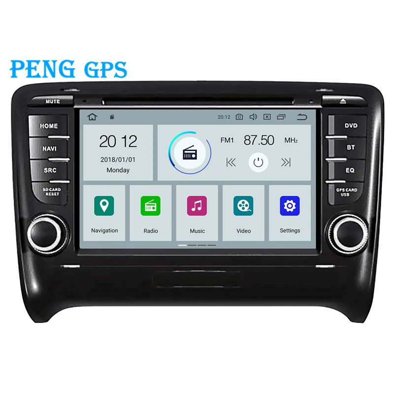 Clearance Android 9.0 Car Player GPS Navigation For Audi TT 2006-2014 2DIN Car CD Player Headunit Multimedia Radio Tape Recorder Top 3