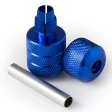 25 мм синий авто-замок алюминиевый сплав татуировки ручки поставка