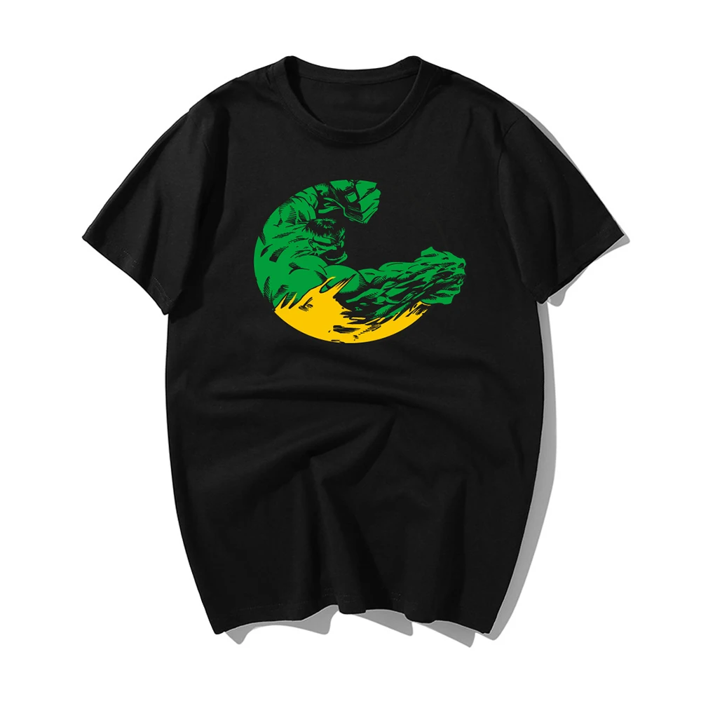 

Hulk T-shirts The Incredible Green Super Soldier T Shirts Soft Short-sleeved Cotton Printing Mens Tee Shirts 2019 Summer Tshirt