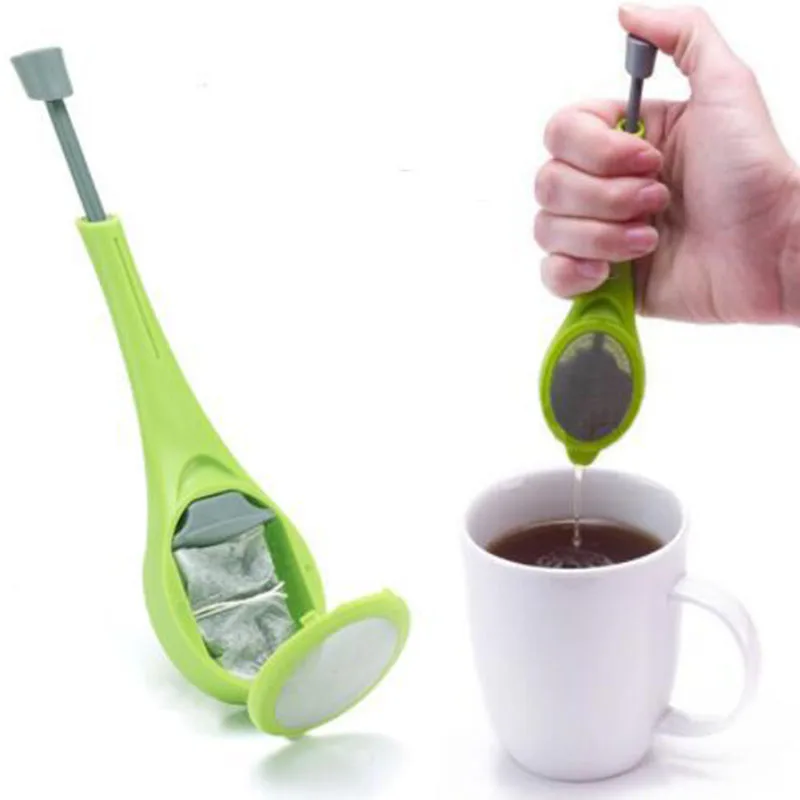 

2019 New Plastic Strainer Tea Filter Maker Reusable Teas Bag Plastic Teas And Coffee Hot Selling Healthy Strainer