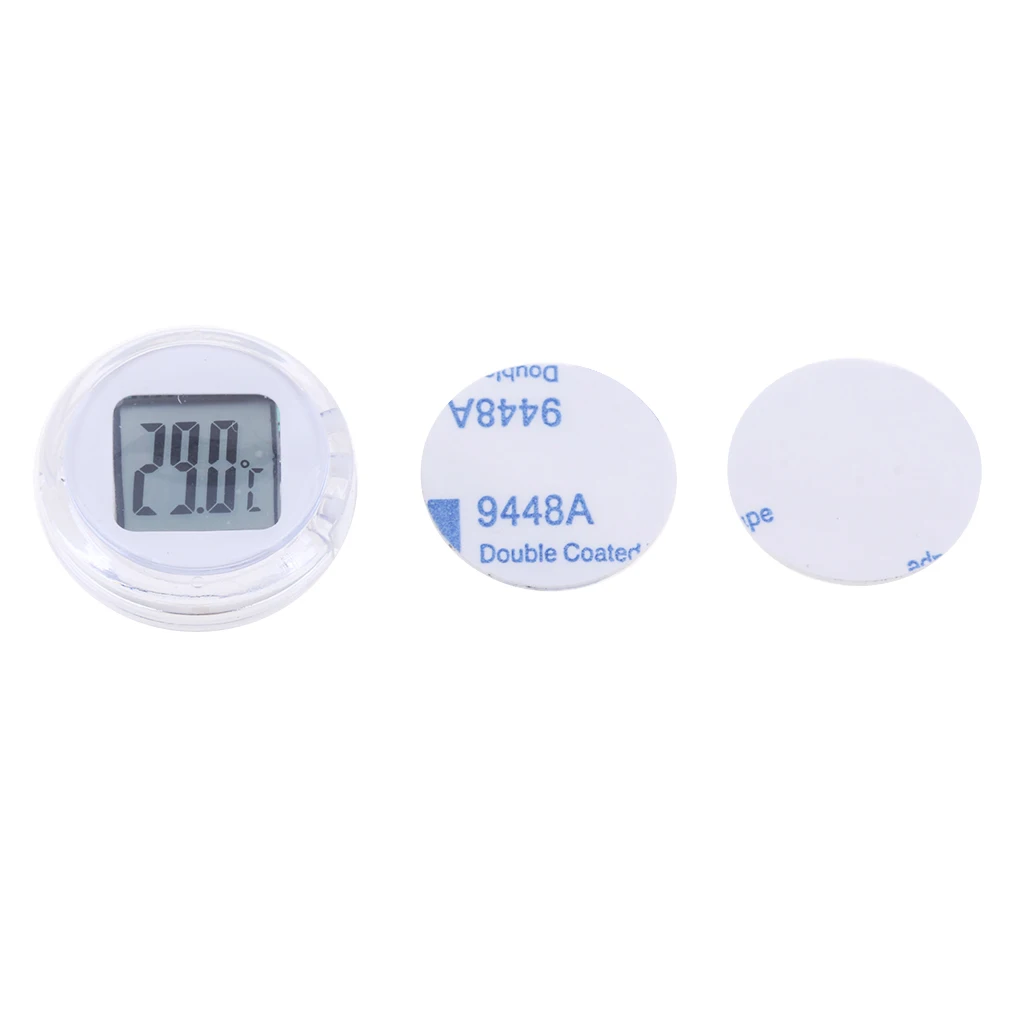 Motorcycle Bike Electronic Temperature Meter Gauge Mini Digital Thermometer  Waterproof Surface Shock Resistant