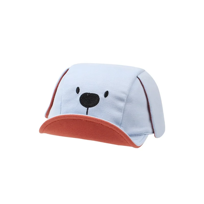 Cartoon Dog Baby Cap Cotton Pattern Baby Sun Hat Cute Ears Toddler Caps For Boys Spring Summer Girls Caps Baby Boys Clothing (36)