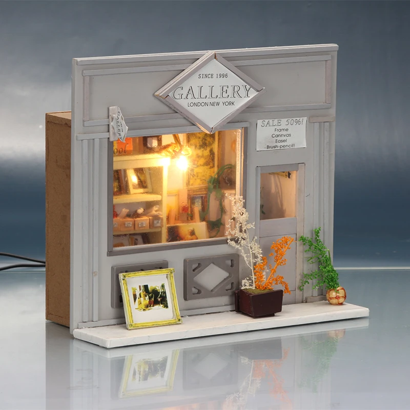 Handmade Doll House Furniture Miniatura Diy Doll Houses Miniature Dollhouse Wooden Toys For Children Grownups Birthday