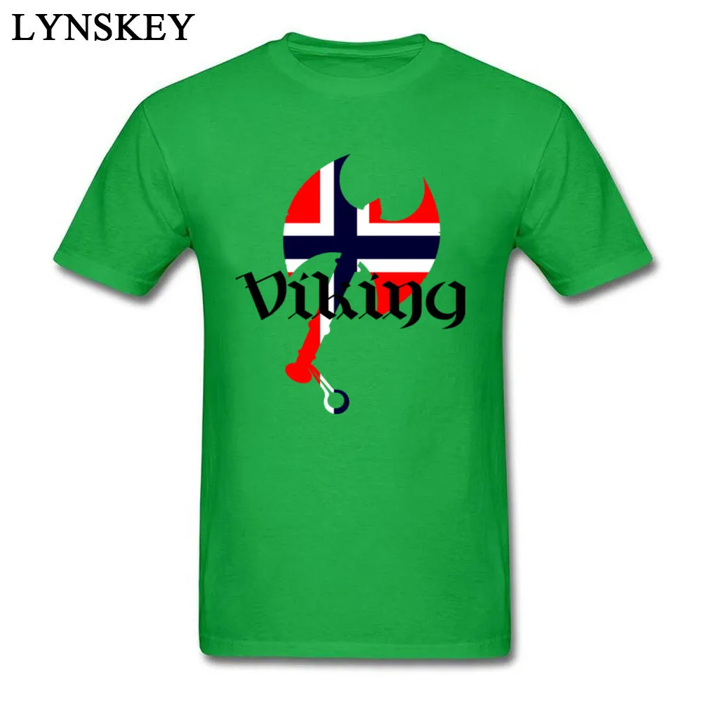 Male Cheap Casual Tops Shirt Funny Crew Neck Summer/Autumn 100% Cotton T Shirt Summer Short Sleeve Tee Shirts Top Quality Norwegian norse norge norway flag axe green