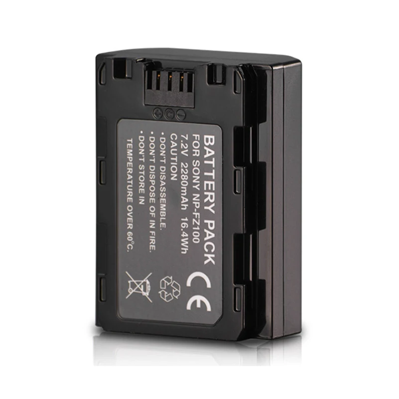 1 шт 2280 mAh NP-FZ100 NPFZ100 NP FZ100 Камера Батарея для sony a9 a7R III a7 III ILCE-9 A7RM3 ILCE-7RM3 A7RIII ILCE-7M3K A7M3K