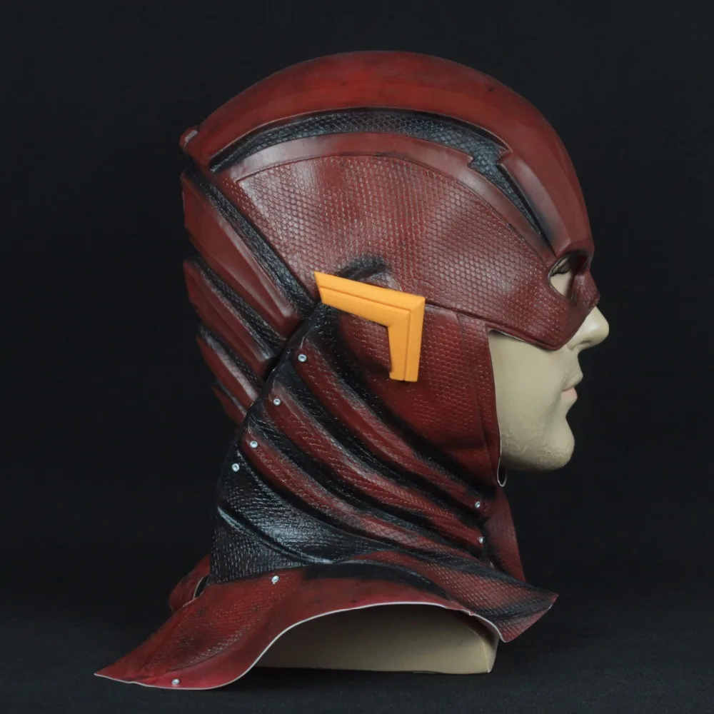 Justice League The Flash Mask Cosplay Flash Man DC Hero Full Face Latex Mask Helmet Halloween Party Prop New3