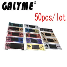 50 шт/партия Горячая для GameboyGBM Лимитированное издание оболочки чехол Крышка лейблы-наклейки для микро-объектива Зеркальная Наклейка мульти версия