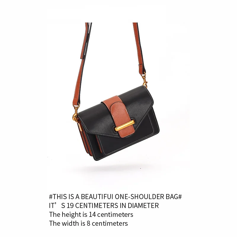 

JIULINBag female 2019 new net red small pack texture simple single shoulder personality portable oblique bag tide