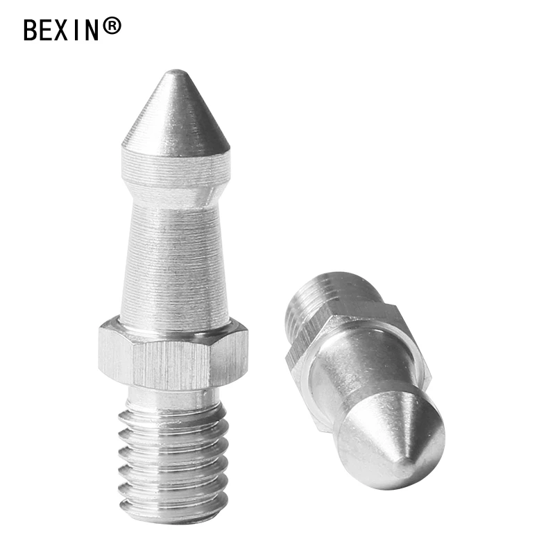 

BEXIN 3/8" M8 1/4" inch thread replacement stainless steel monopod tripod Foot Spike for Bogen Manfrotto Gitzo Benro RRS Tripod