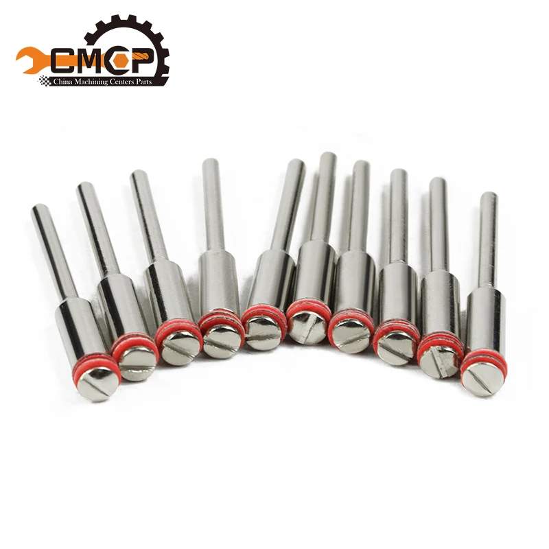 

CMCP 10pcs/set 2.35/3.0mm Handle/Steel Screw Mandrel Shank Cutter-Off Holder Dremel Rotary Accessories Tools Disc Mandrel