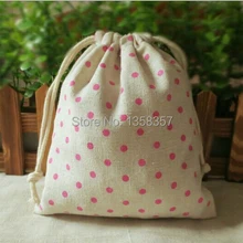 100 шт/партия джут/Лен/лен drawstring подарочные пакеты для косметики/травы/гаджета упаковки, размер быть настроен, различные цвета