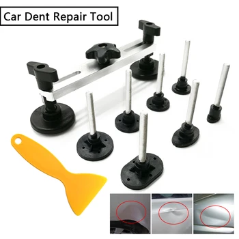 

9pcs Instrument Paintless Auto Car Dent Repair Tool kit Body Damage Fix Pulling Bridge Removal Glue Tab Tool Hand Tool Set