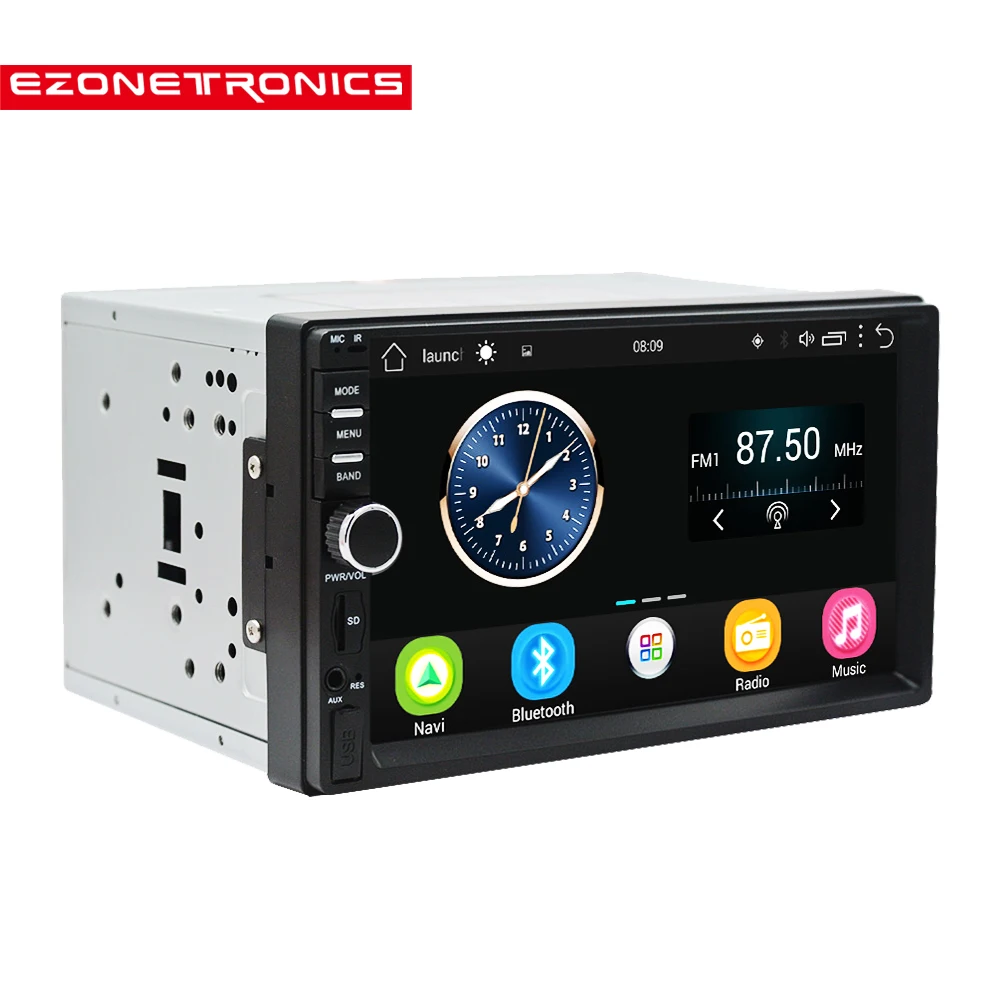 

Support DAB+ 2 Din Car Radio Player 7'' GPS Navigation Bluetooth Android 9.0 Car MP5 Player SWC RDS OBD2 Rear View Camera WiFi
