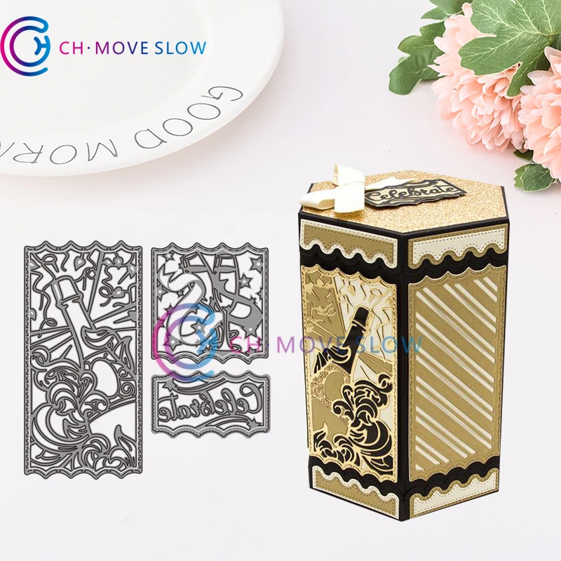 

2019 New Arrival CH Box decoration Metal Cutting Dies For Scrapbooking DIY Cards Stencil Paper Craft Handmade Album