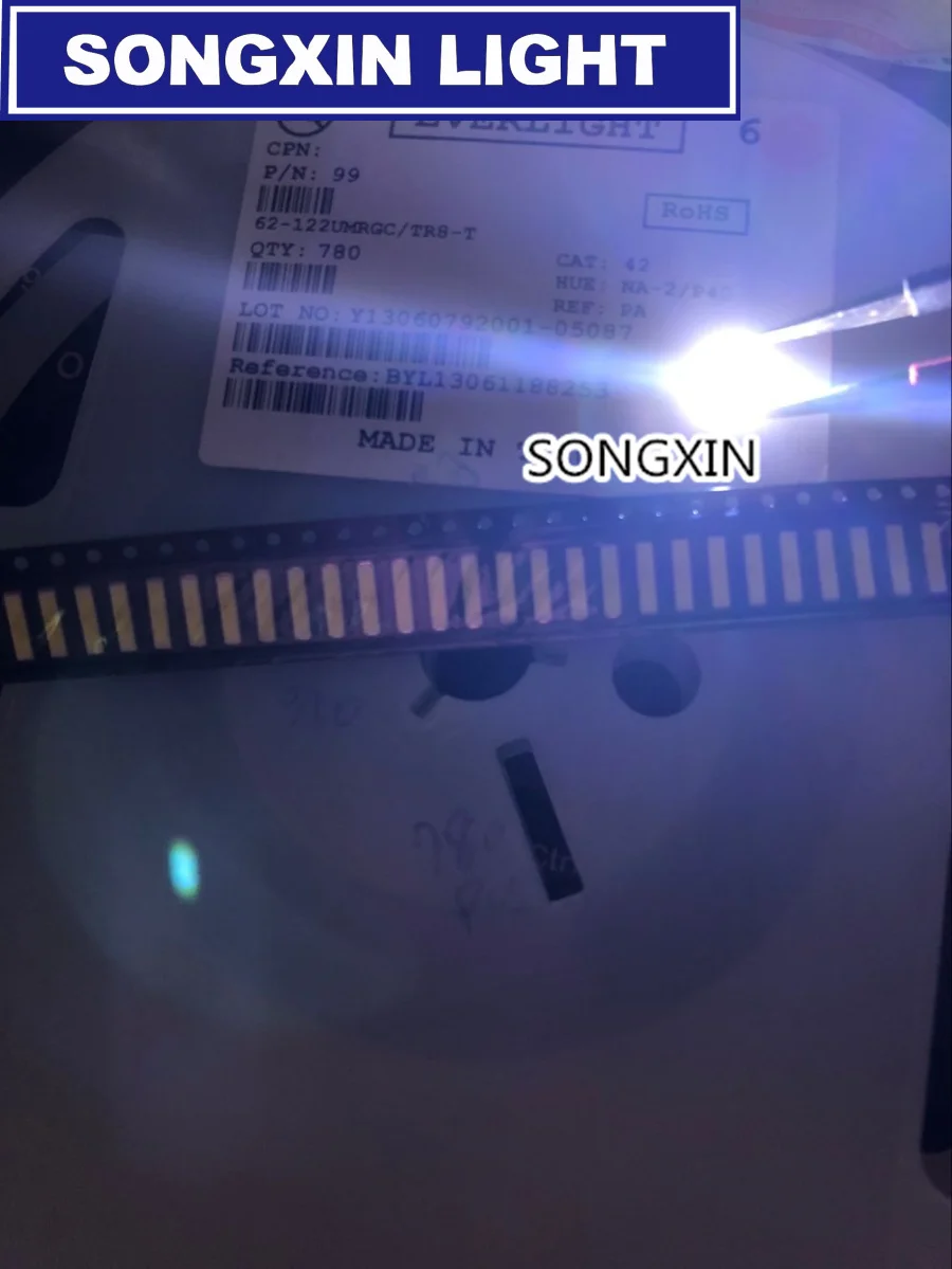 

50PCS FOR EVERLIGHT SMD 8520 LED Backlight 0.5W 8520 3V Cool white 50-55LM TV Application