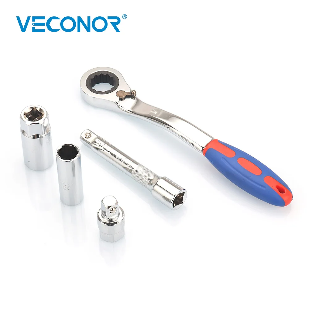 22mm Ratchet Wrench Socket Wrench Kit With Spark Plug Socket Car Repair