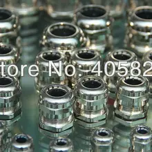 PG25 IP68 Водонепроницаемый латунный кабельный сальник для 15-22 мм Диапазон кабелей