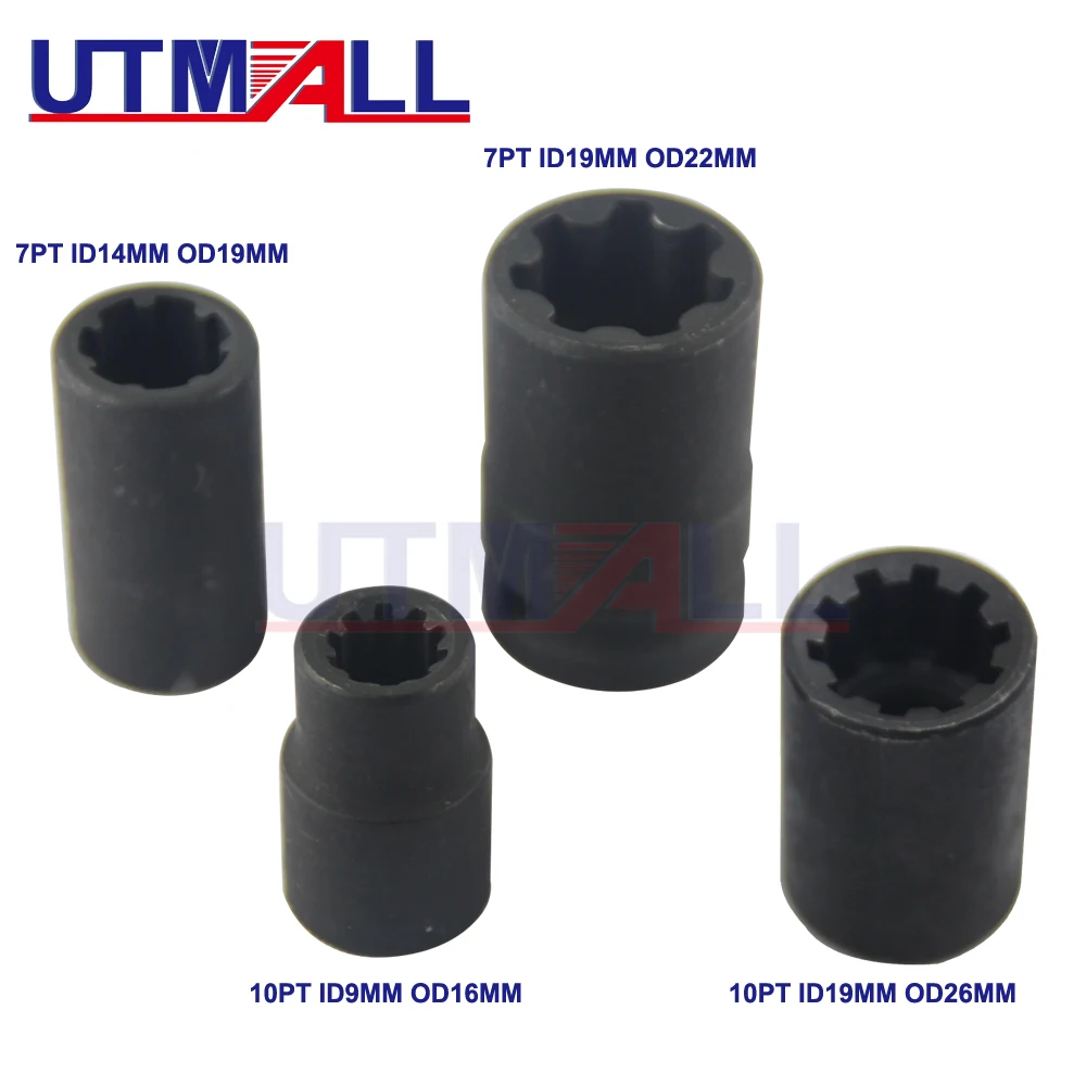 4 Size 7pt And 10pt Brake Caliper Socket Brake Pad Screw For Porsche