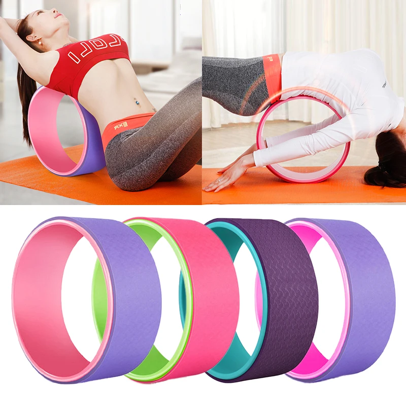 

Colorful Yoga Circle Yoga Wheel Magic Circle Ring Gym Workout Back Training Tool Home Use for Slimming Fitness Health Equipment