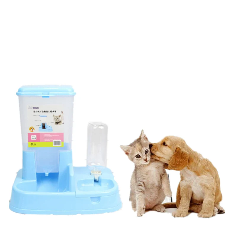 

DSOFT Pet Dog Automatic Feeder Cat Dog Automatic Drinking Water Dog Bowl Cat Pot Feeding Water Combination Bowl