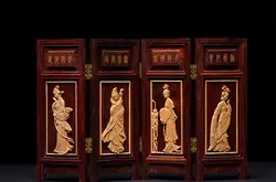 Китайский стиль домашний декор деревянной сооружений 4 лица подвижной Четыре красавицы Традиционный китайский экраны хороший китайский