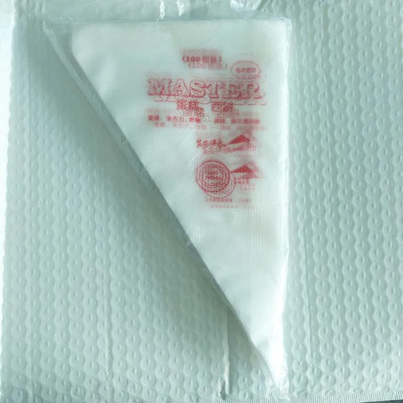 100PCS large size Pastry Bag Disposable Piping Bag Cake Decoration Icing Fondant Cake Cream Decorating Bakery Baking Tools