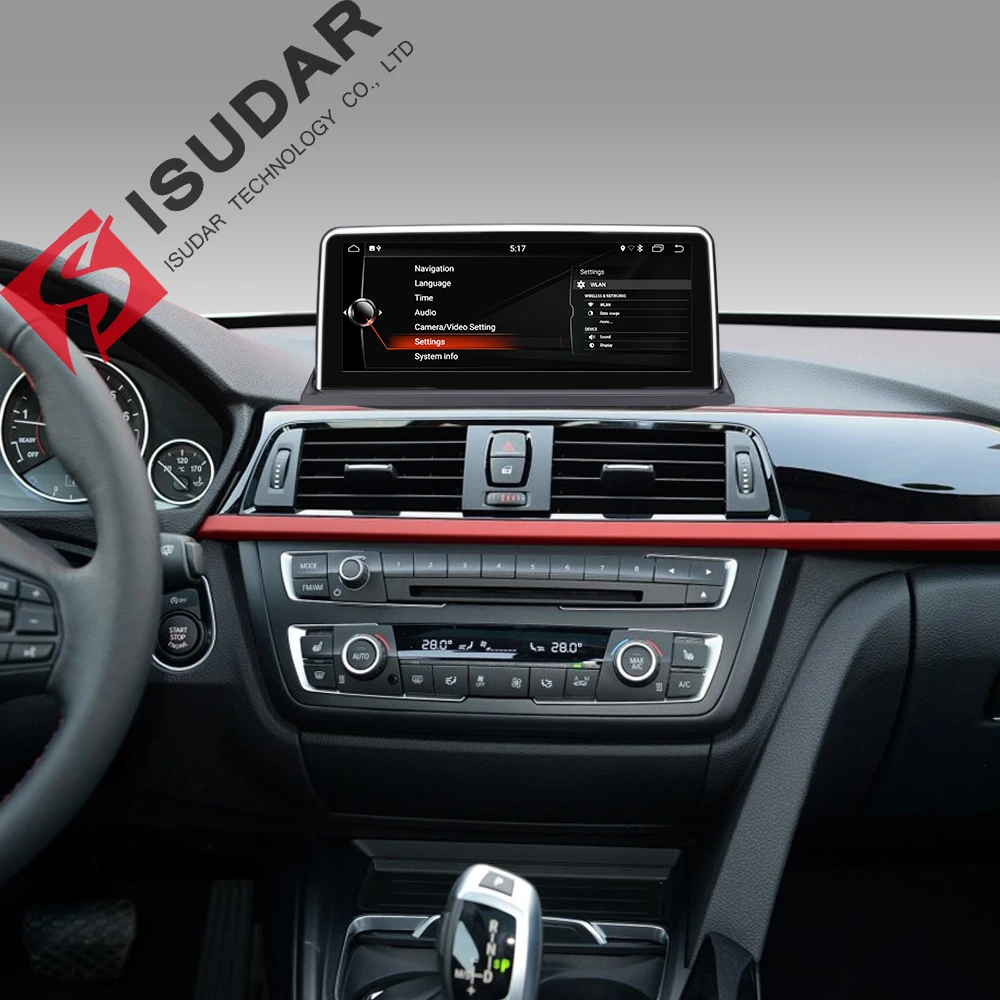 Perfect Isudar Car Multimedia player 2 din android 7.1.1 Car DVD 10.25 Inch For BMW/X5/F15/E70/X6/E71 32GB Rom Quad Cores GPS Radio FM 1