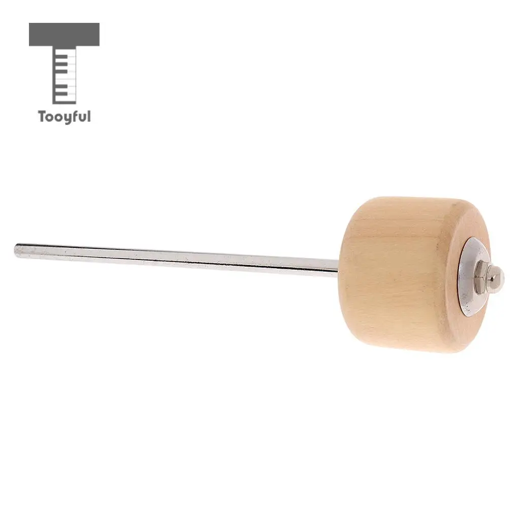 Tooyful Drum Pedal Beater Hammer Felt/Wood Head Mallet for Jazz Drum Replacement Parts Percussion Instrument Accessory