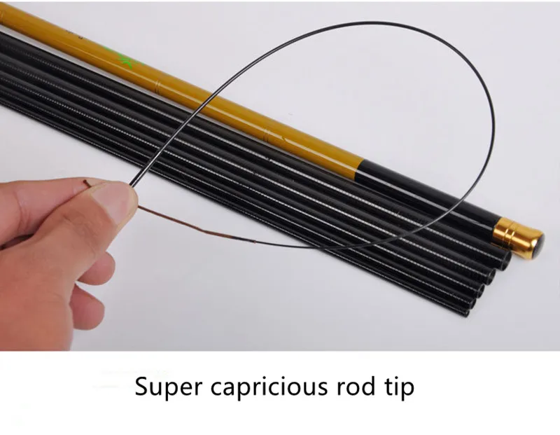 Fibra de Carbono Vara de Pesca Vara de Pesca da Carpa Ultrashort Mini Portable1.8 6.3 m Córrego Pesca Rod Telescópica Ultra Light da Carpa 10 Ultrashort mini portable1.8-6.3 m córrego vara de