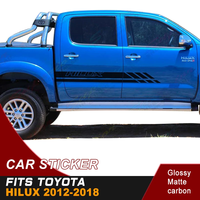 Подходит для TOYOTA HILUX revo vigo 2012 2013 2014 2015 2016 2017 hilux Автомобильная наклейка градиентная