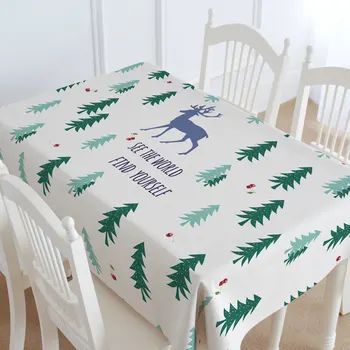 

Continuous System Rural Green Forest Cherry Pine Thick Pounds Of Cotton Tablecloth Table Cloth Covering Cloth Originality Joker