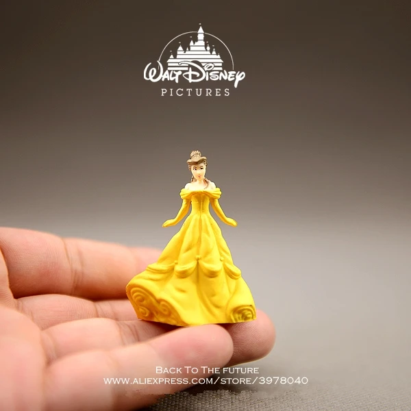 Disney Beauty and the Beast Belle Princess 4 5 см кукла фигурка аниме Мини Коллекционная игрушка