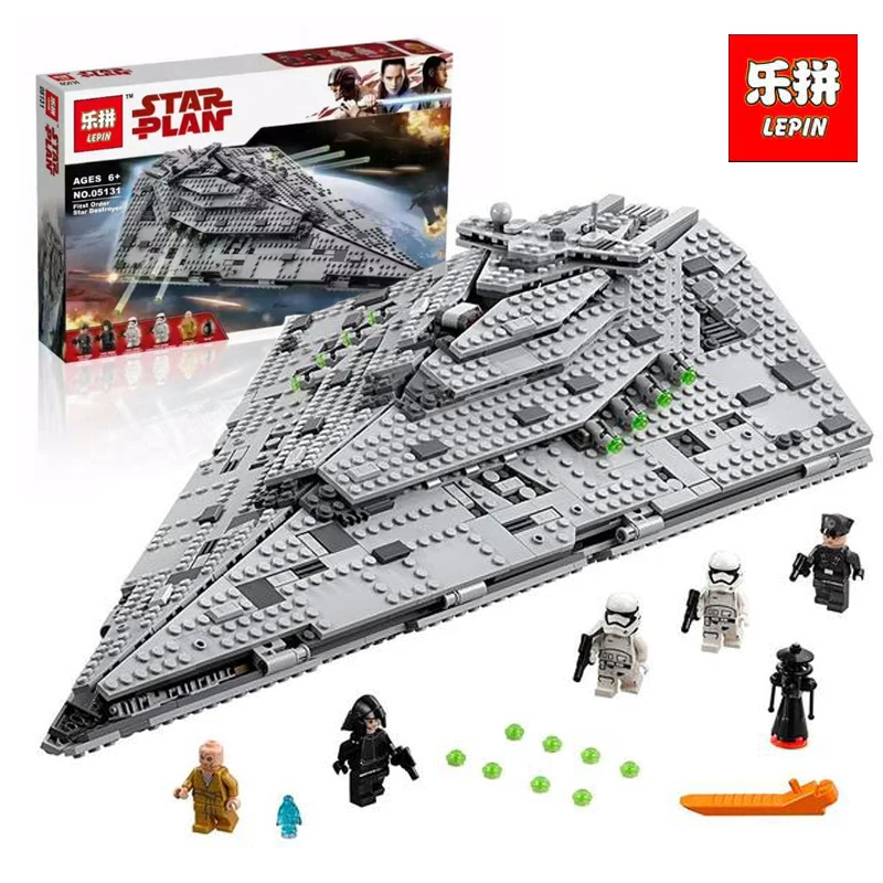 

05131 1585Pcs Star Plan Series legoing order Star Model Destroyer Set 75190 Building Blocks Bricks Educational Toys Gift