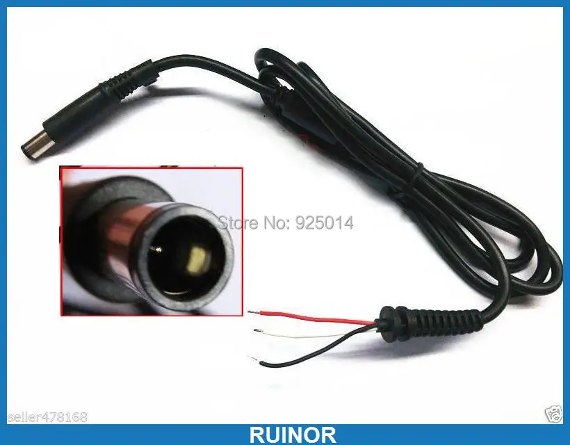 DC 7 4 мм x 5 0 разъем с шнуром 1 2 м кабель для HP DELL кабель|connector dc|connectors for cablesconnector socket |