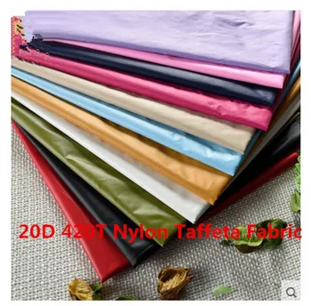 

High Density 20D Water Resistant Nylon Taffeta Fabric Light Warm Down Jacket 420T Fabric Liner Cloth 150cm Width 2 Yard