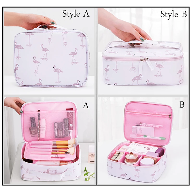 عالية قدرة تصنيف التجميل حقيبة المرأة تجميل ضد الماء حقيبة سفر منظم أدوات التجميل حقيبة مستحضرات تجميل سستة جمالك