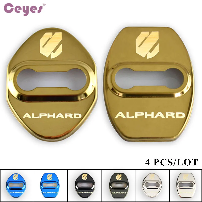 

Ceyes Car Styling Car Door Lock Cover Emblems Case For Toyota Alphard Corolla Avensis Auris Yaris Auto Accessories Car-Styling