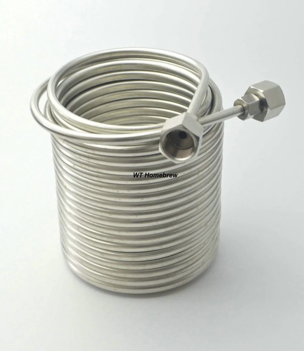 50' Stainless Steel Coil Tube Immersion Wort Chiller Beer/Wine Cooler
