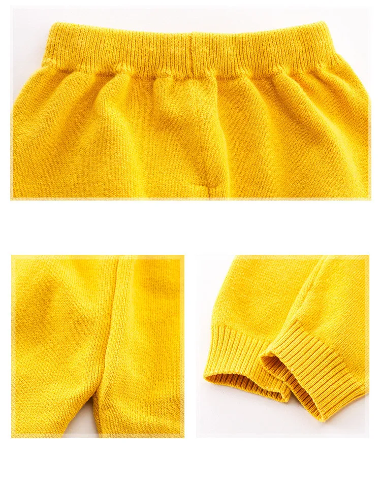 Одежда для маленьких мальчиков, весенний теплый комплект для новорожденных, вязаный кардиган+ свитер, штаны, комплект из 2 предметов для маленьких девочек, хлопковый костюм для маленьких мальчиков 3-24 месяцев