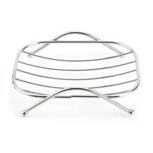 100 шт. держатель для мыла из нержавеющей стали дренаж для мыла лоток для посуды модные и короткие аксессуары для ванной комнаты квадратные стили wen6143