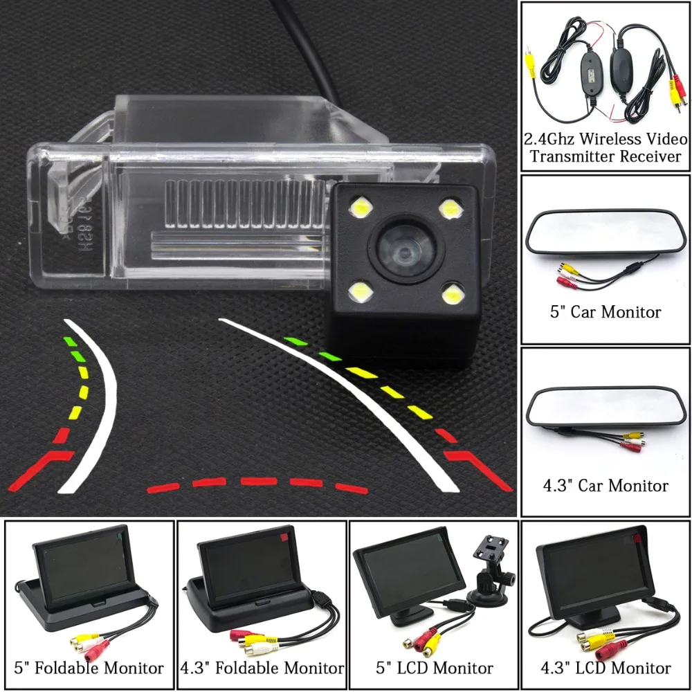 

HD Dynamic Trajectory Tracks Rear View Reverse Camera for Nissan X Trail X-Trail Qashqai Dualis Versa Sedan NV200 Infiniti Car