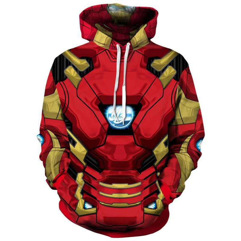 iron man hoodie men's