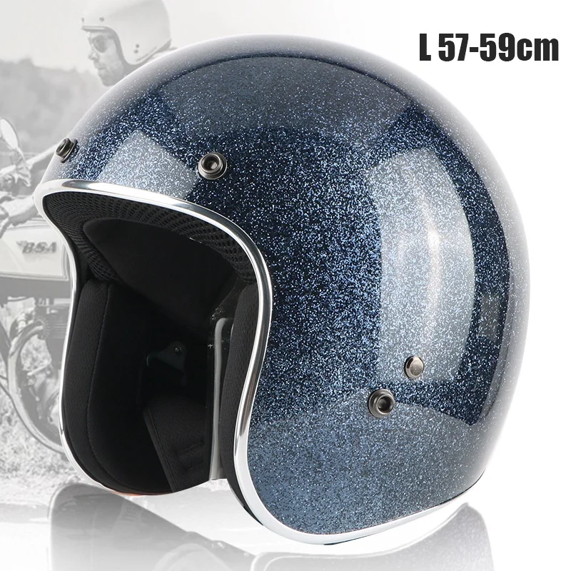 Дропшиппинг винтажный мотоциклетный шлем для мужчин и женщин классический ретро открытый дизайн легкий для мотоцикла круизер
