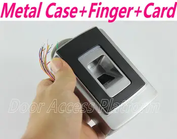 

Metal Case reader with Fingerprint+RFID ID Card Access controller terminal machine with wiegand in/out Security biometric reader